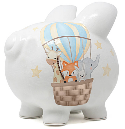 Air Balloon Piggy Bank - Child to Cherish