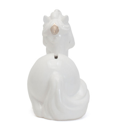 White Unicorn Piggy Bank - Child to Cherish