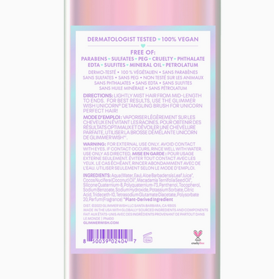 Unicorn Detangling Spray - Glimmer Wish