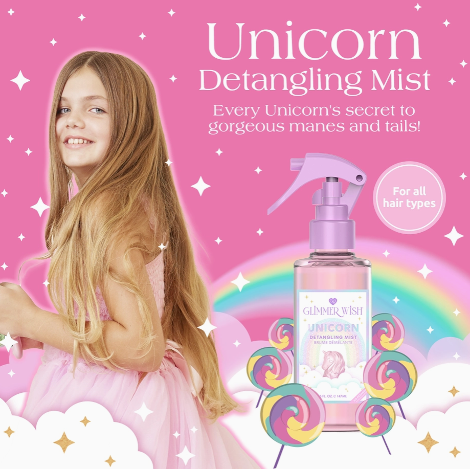 Unicorn Detangling Spray - Glimmer Wish