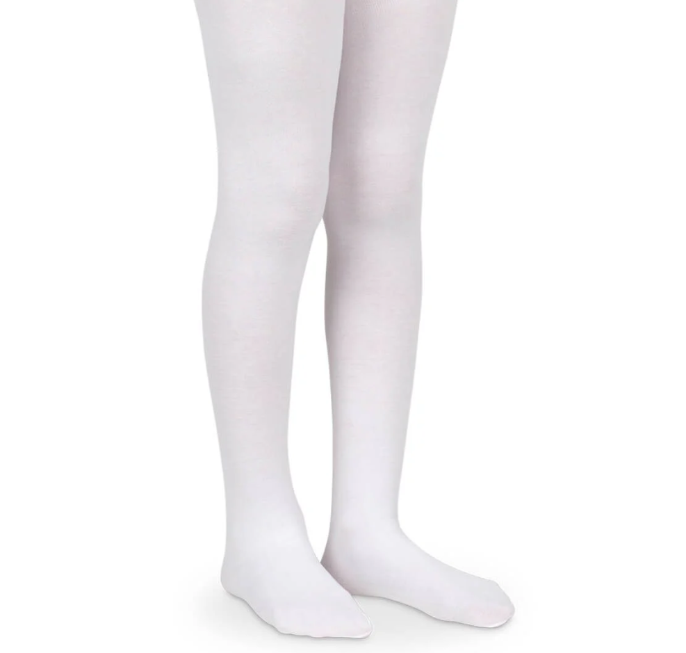 White Microfiber Tights - Carlomagno