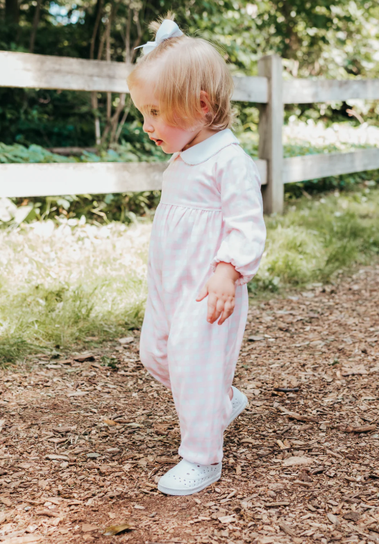 Pink Buffalo Pink Pima Romper - Maddie & Connor