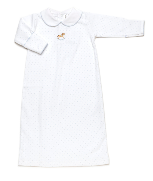 Boys Rocking Horse Day Gown - Milly Marie