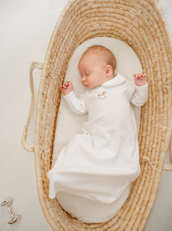Boys Rocking Horse Day Gown - Milly Marie
