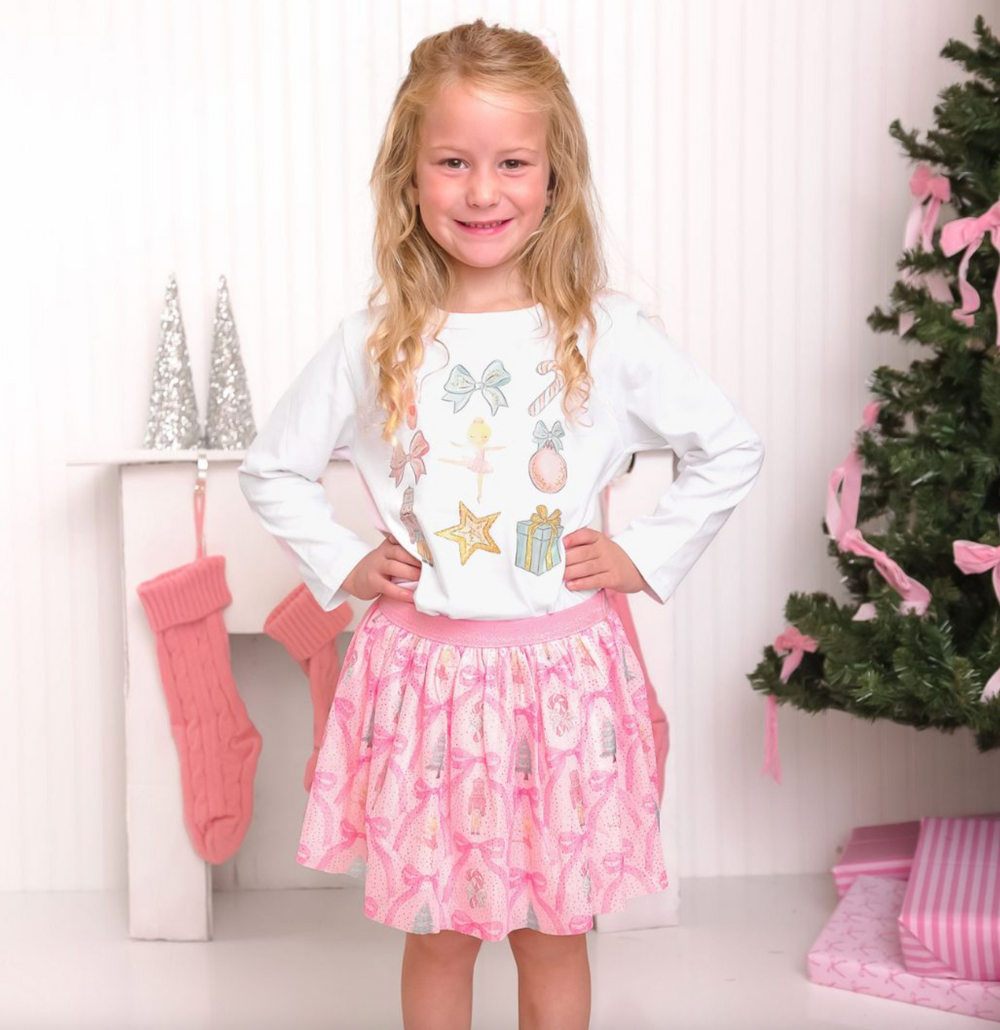 Nutcracker Cutie Christmas Long Sleeve Shirt - Sweet Wink