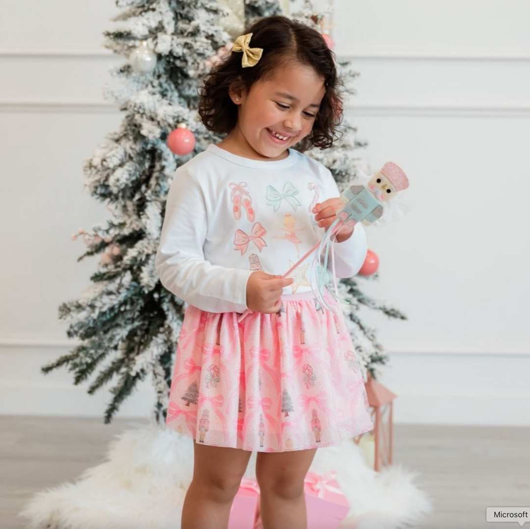 Nutcracker Cutie Christmas Long Sleeve Shirt - Sweet Wink
