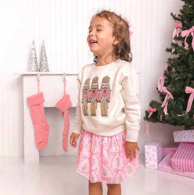 Pink Nutcracker Trellis Christmas Tutu - Sweet Wink