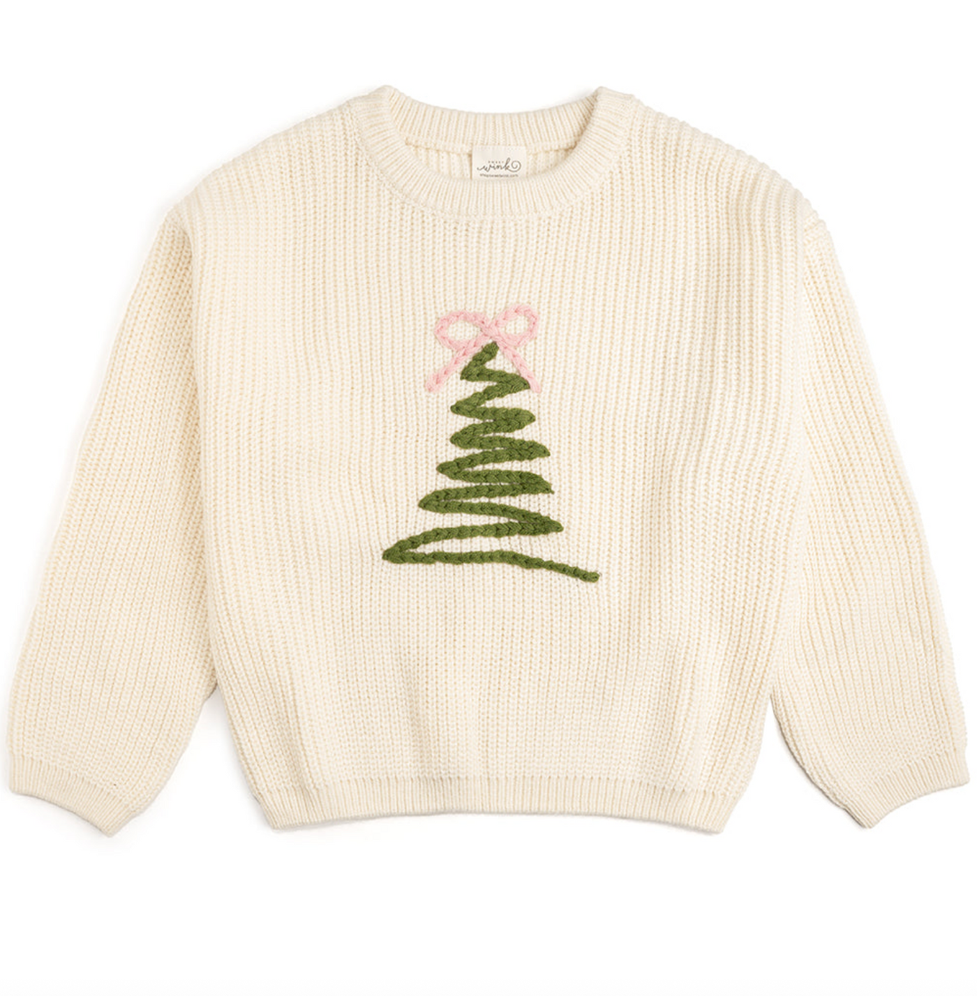 Coquette Christmas Tree Knit Sweater - Sweet Wink