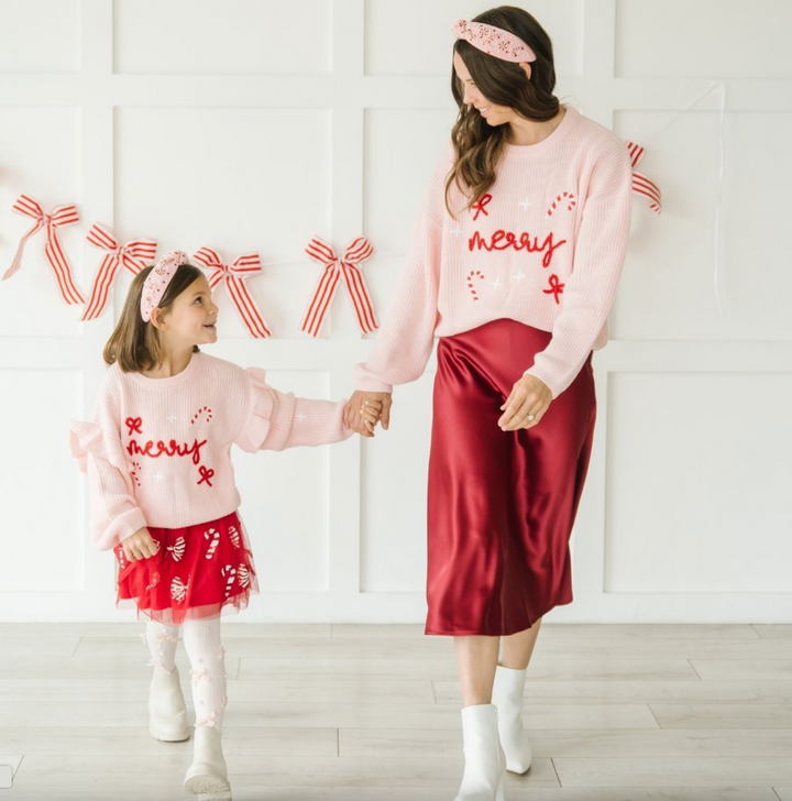 Coquette Merry Christmas Knit Sweater - Sweet Wink