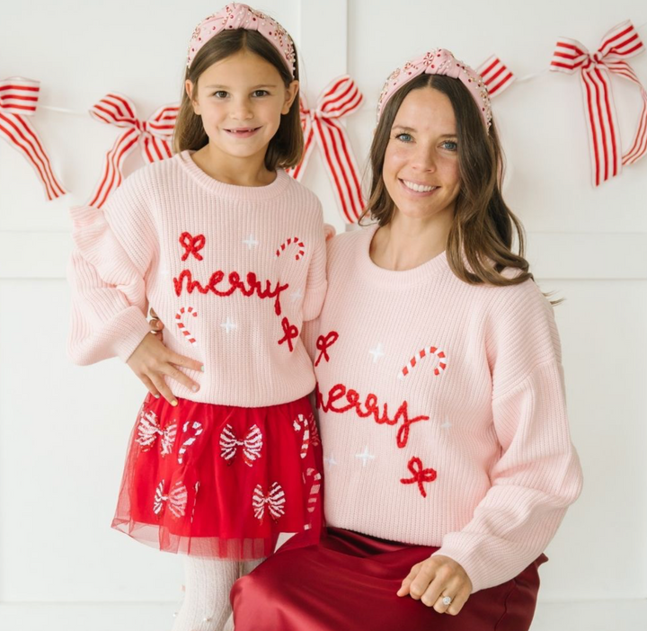 Coquette Merry Christmas Knit Sweater - Sweet Wink
