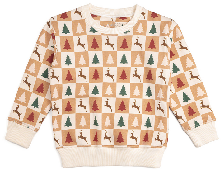 Boys Cabin Christmas Sweatshirt - Sweet Wink