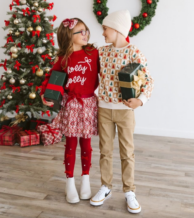 Boys Cabin Christmas Sweatshirt - Sweet Wink