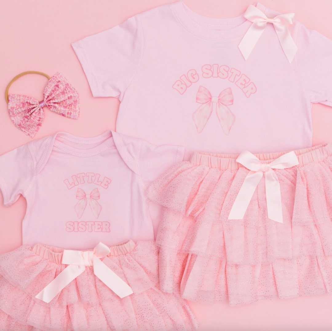 Big Sister Bow Short Sleeve T-Shirt - Sweet Wink