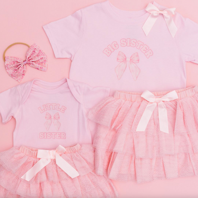 Big Sister Bow Short Sleeve T-Shirt - Sweet Wink