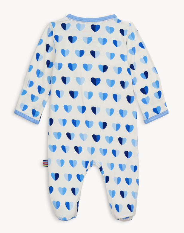 Blue Hearts Footie - Magnetic Me