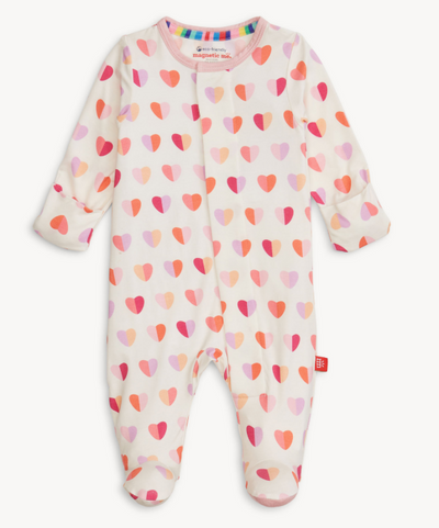 Pink Hearts Footie - Magnetic Me