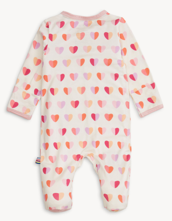 Pink Hearts Footie - Magnetic Me