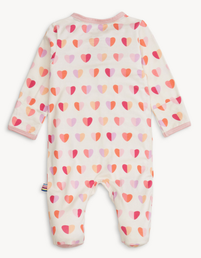 Pink Hearts Footie - Magnetic Me