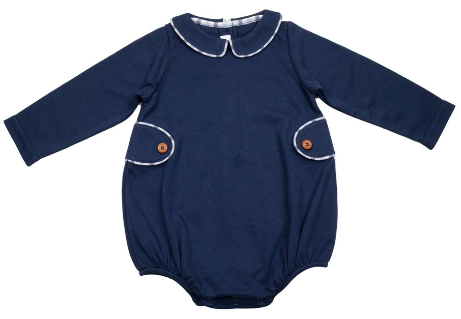Boys Navy Tab Bubble - Cuclie