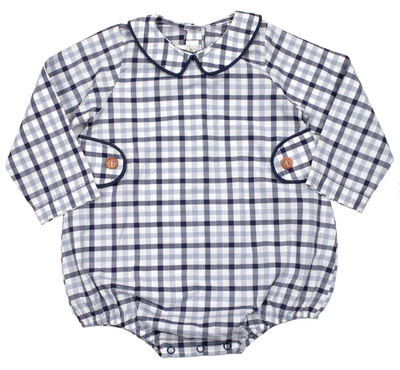 Boys Plaid Bubble - Cuclie