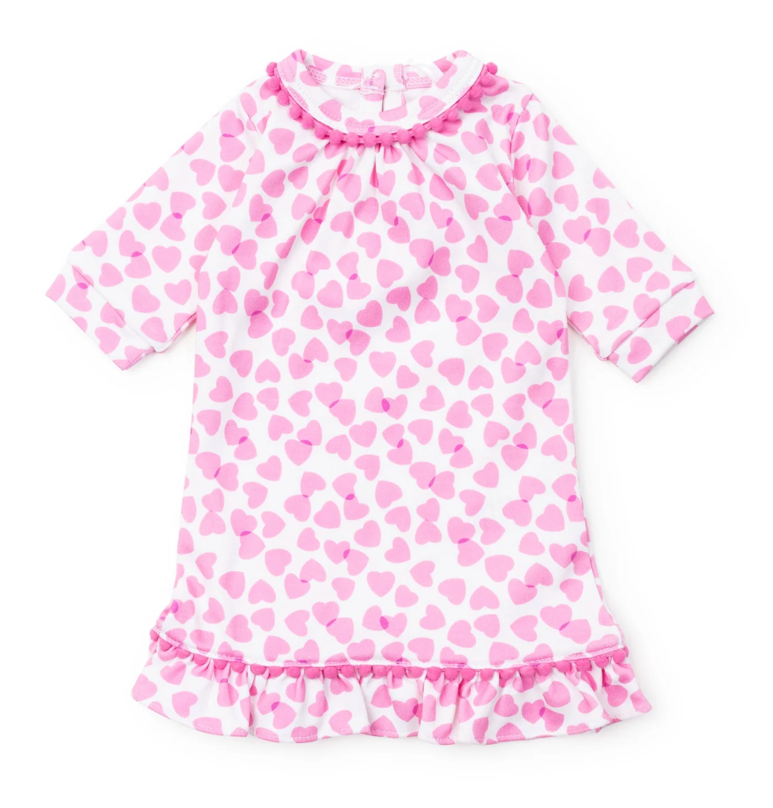 Pink Hearts Pima Pajamas - Lila & Hayes