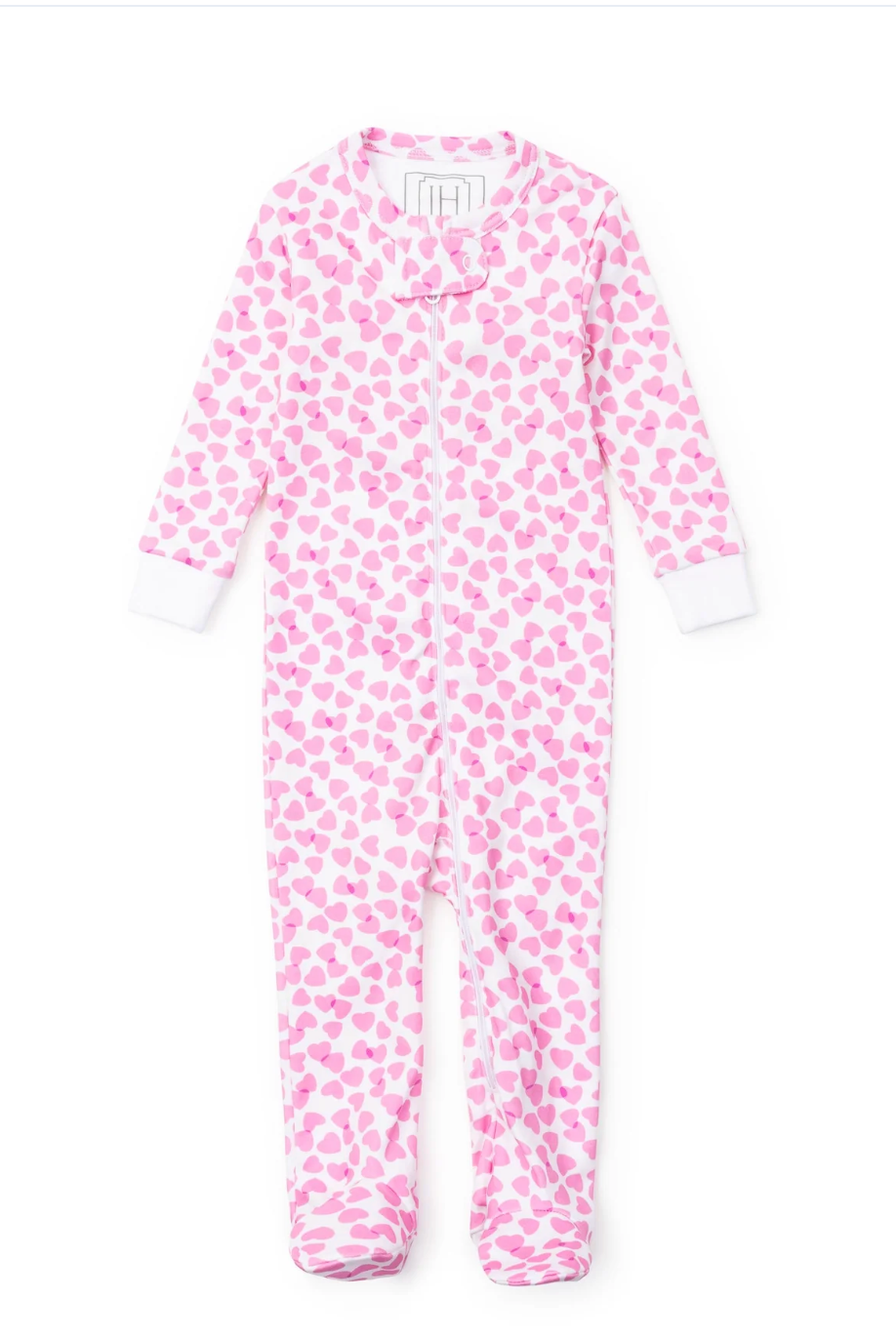 Pink Hearts Pima Pajamas - Lila & Hayes