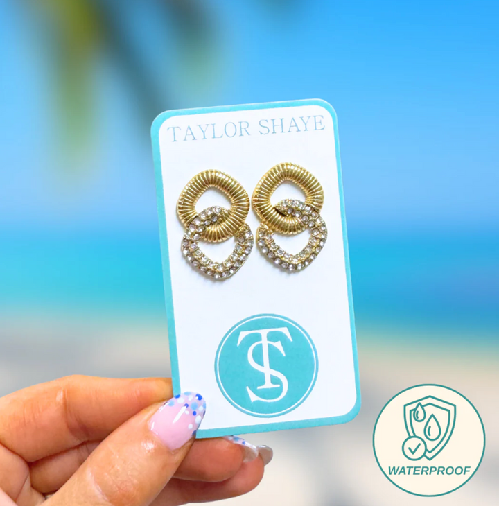 Waterproof Gold Earrings - Taylor Shaye