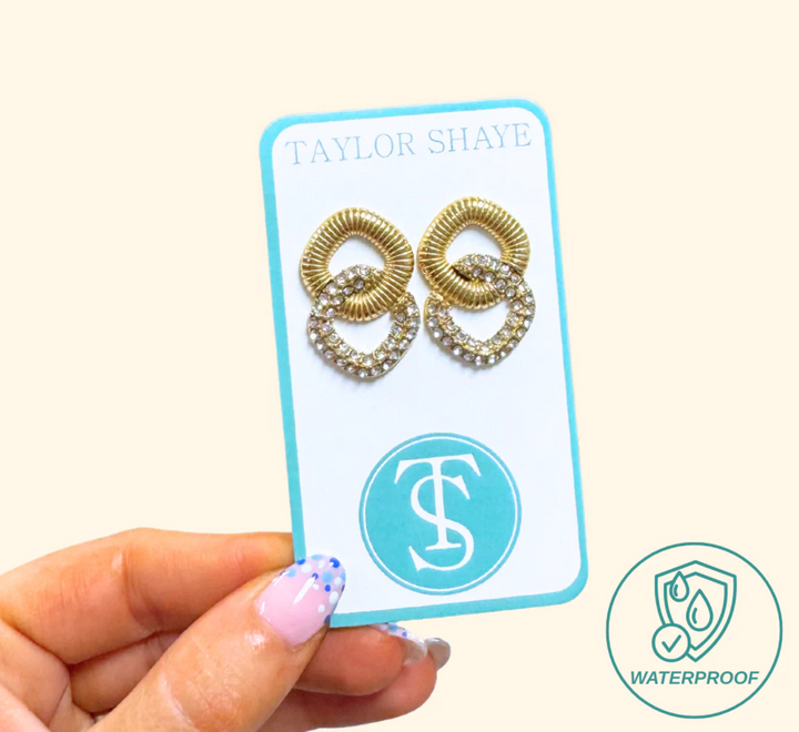 Waterproof Gold Earrings - Taylor Shaye
