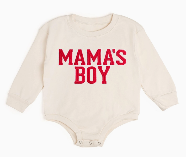 Mama's Boy Valentine's Day L/S Bubble - Sweet Wink