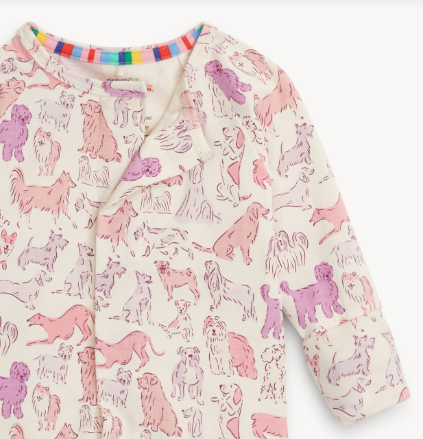 Pink Pups Convertible Coverall Romper - Magnetic Me