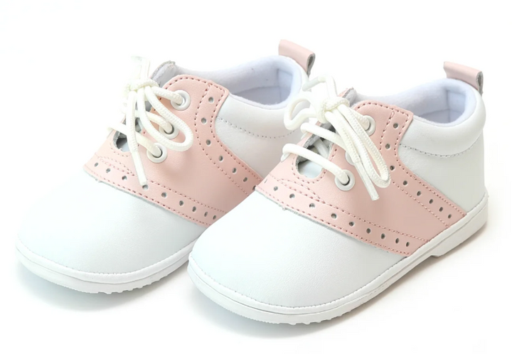 Pink & White Saddle Oxford Shoe - L'Amour