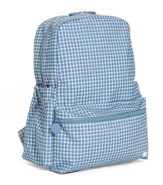 Rodeo Check Indigo Backpack - TRVL