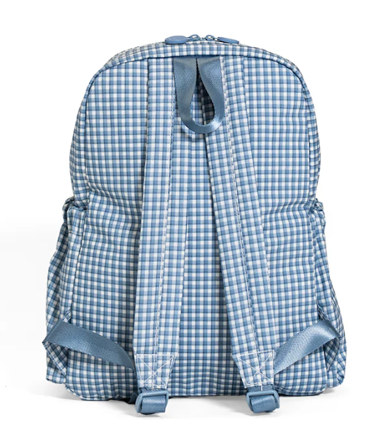 Rodeo Check Indigo Backpack - TRVL