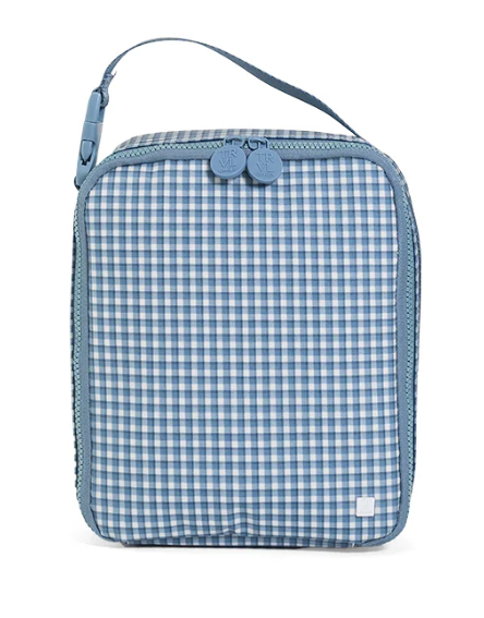 Rodeo Check Indigo Insulated Lunch Bag - TRVL
