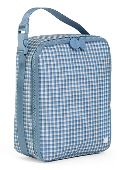 Rodeo Check Indigo Insulated Lunch Bag - TRVL