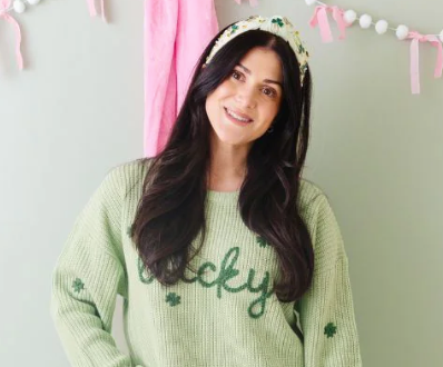 Shamrock Pearl St. Patrick's Day Gemstone Headband - Sweet Wink