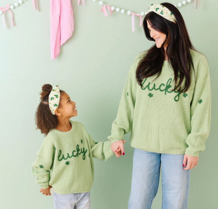 Shamrock Pearl St. Patrick's Day Gemstone Headband - Sweet Wink