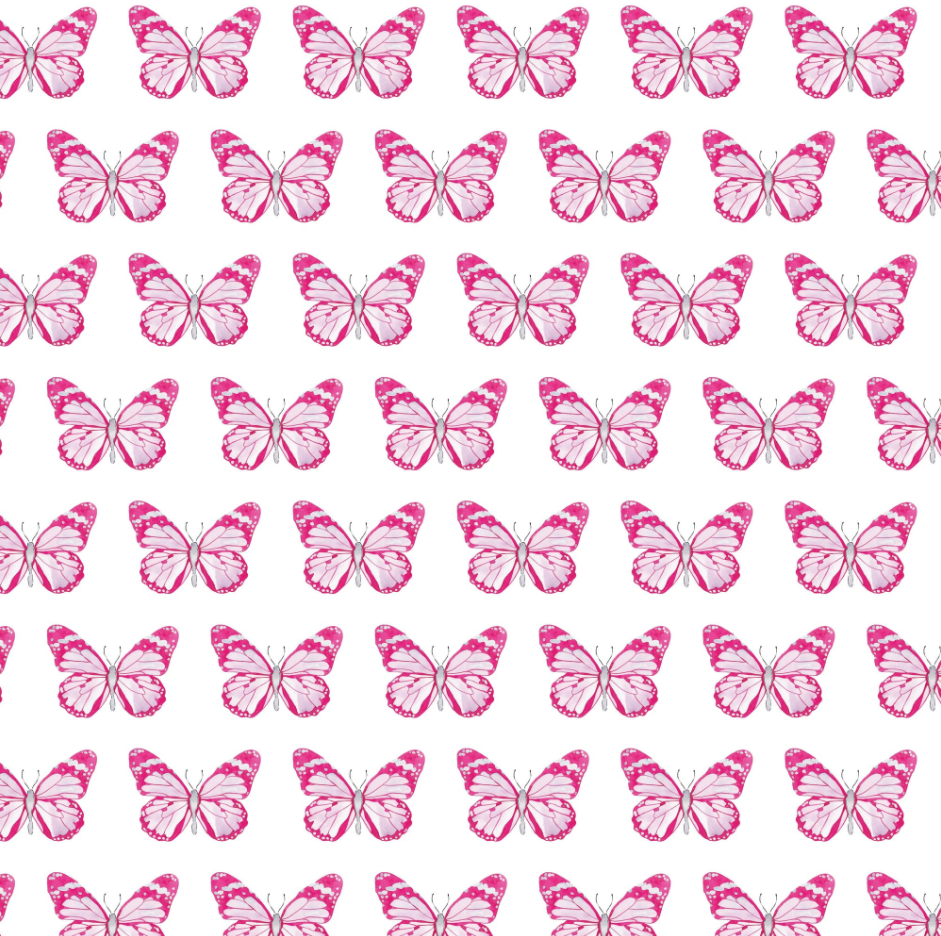 POPPY GIRLS' SHORT SET - CARTIE PINK BUTTERFLIES - Lila + Hayes