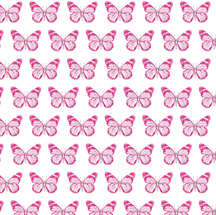POPPY GIRLS' SHORT SET - CARTIE PINK BUTTERFLIES - Lila + Hayes