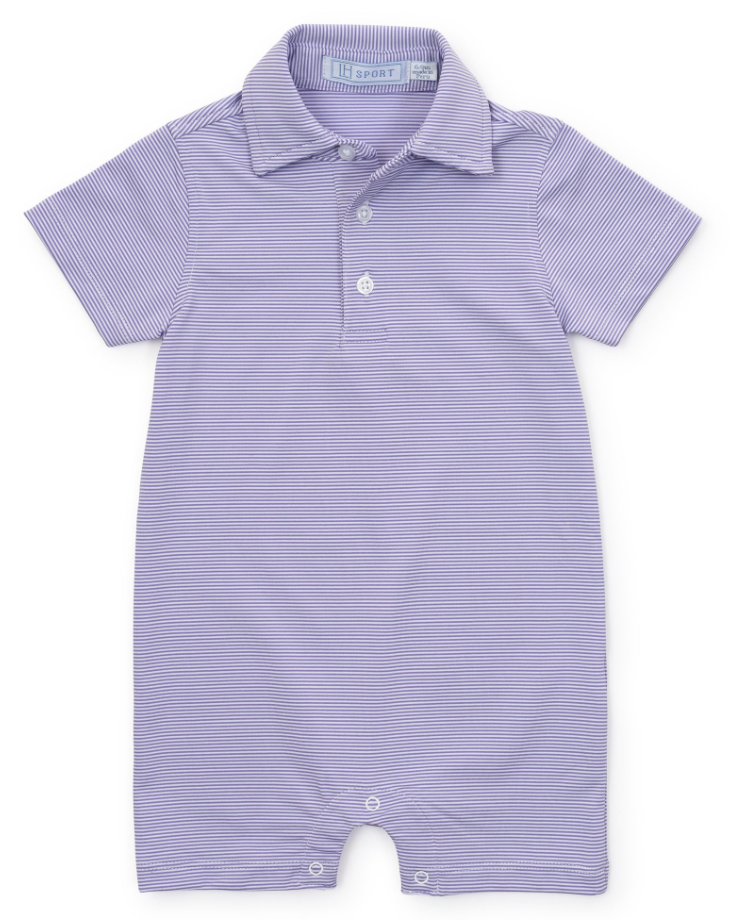 Boys Performance Shortall Romper - Lila + Hayes