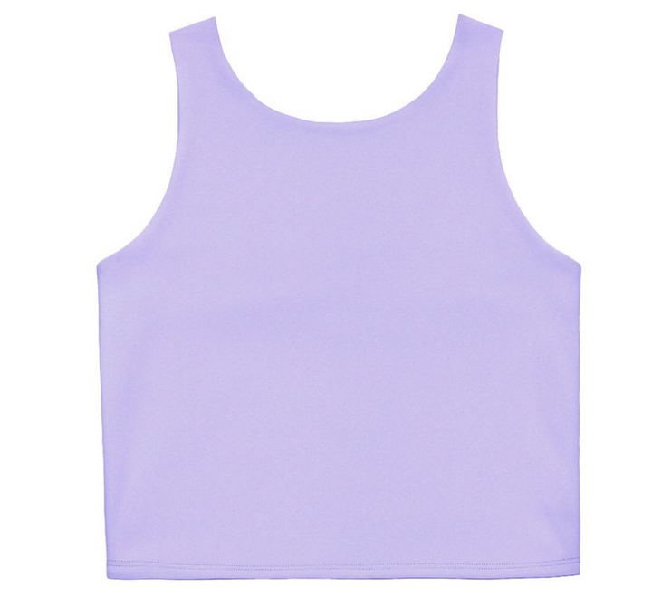 Lavender Razorback Performance Top - Belle Cher