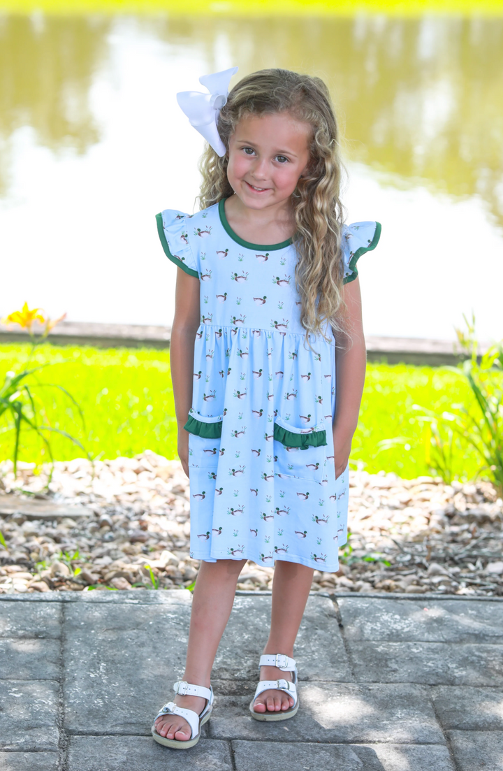Ducks in a Row Dress - Trotter Street Kids