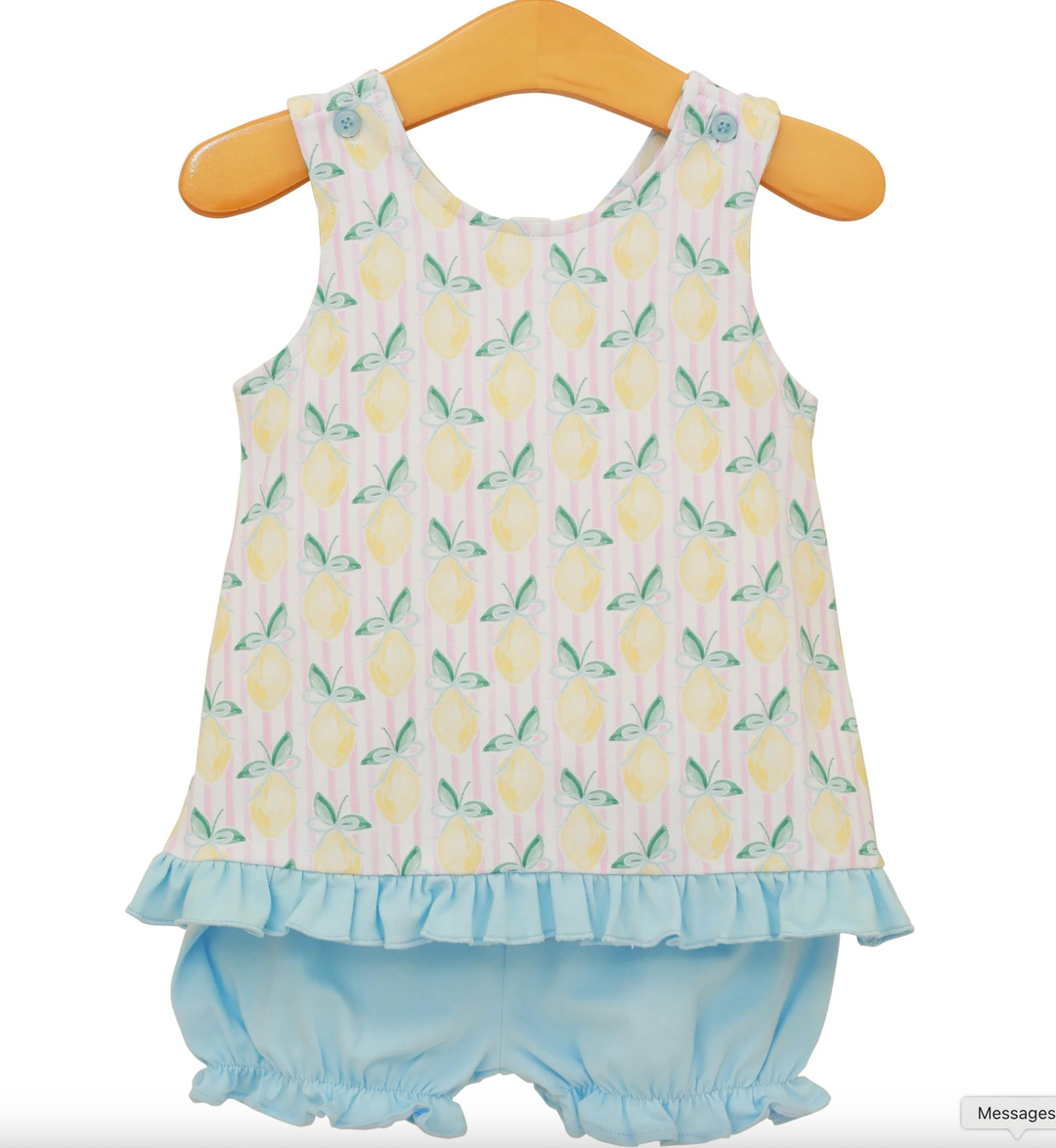 Lemons Bloomer Set - Trotter Street Kids