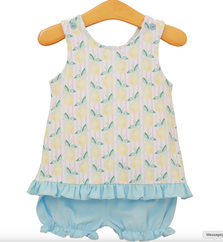 Lemons Bloomer Set - Trotter Street Kids