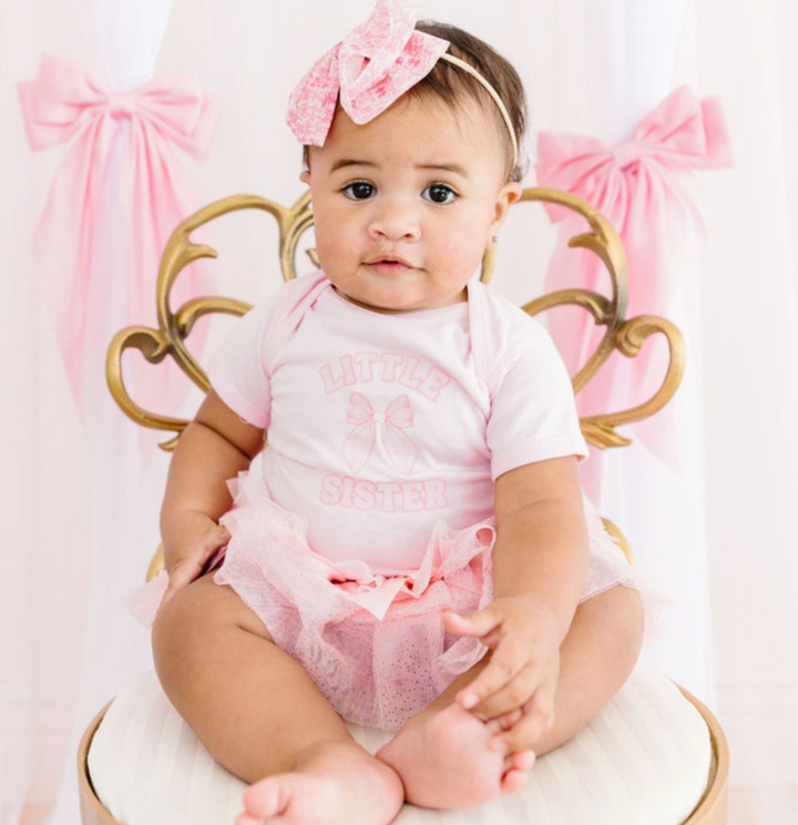 Coquette Tulle Baby Headband Bow - Sweet Wink