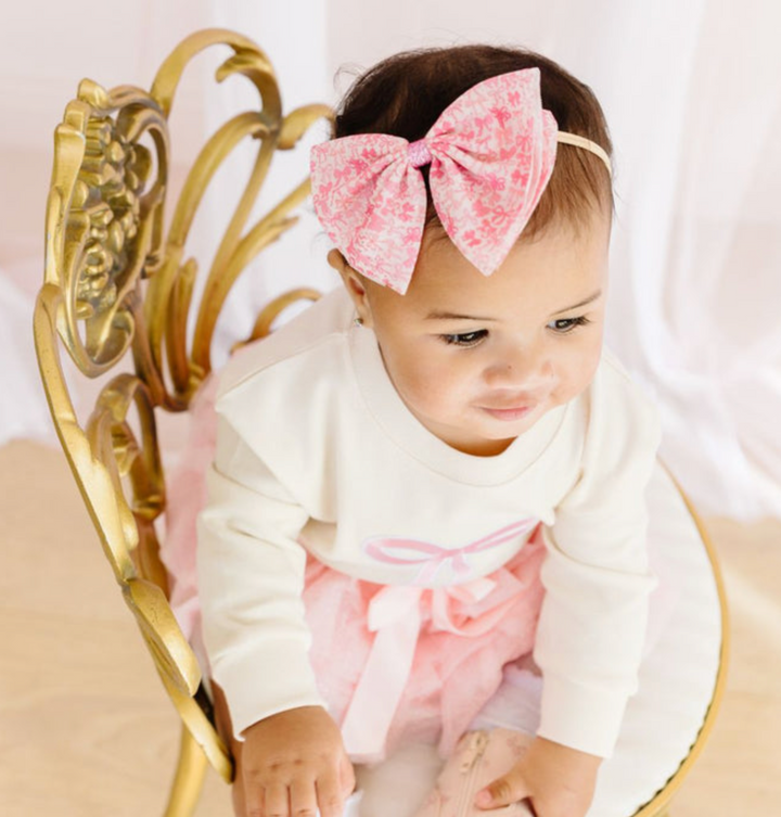 Coquette Tulle Baby Headband Bow - Sweet Wink