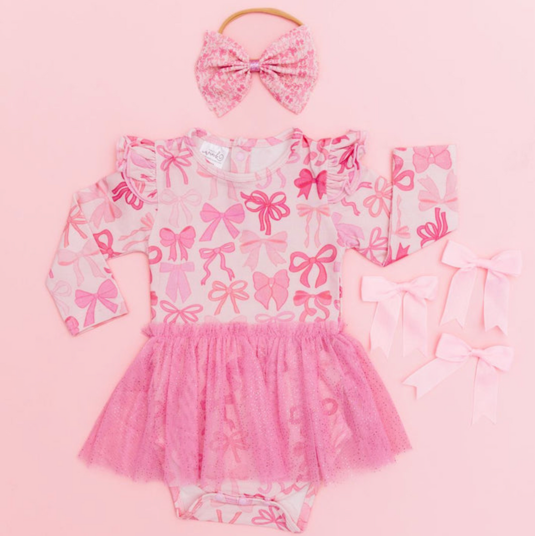 Coquette Tulle Baby Headband Bow - Sweet Wink