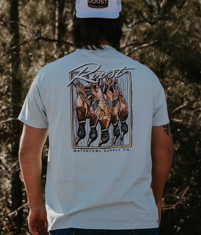 Mallards on Strap Youth T-Shirt - Fieldstone