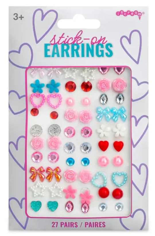 Sparkly Stick-On Earrings