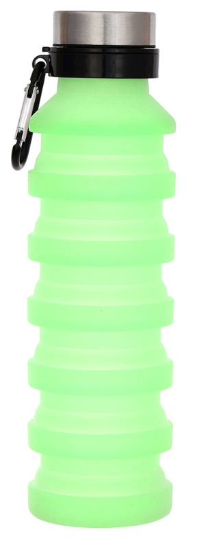 Boys Glow in the Dark Collapsible Water Bottle